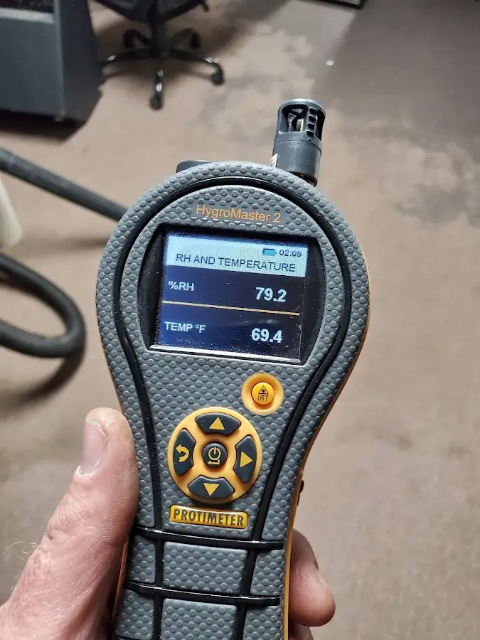 Moisture meter humidity assessment for Fire & Smoke Damage Restoration in Lenox
